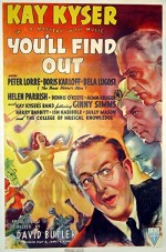 You'll Find Out (1940) afişi You'll Find Out (1940) afişi
